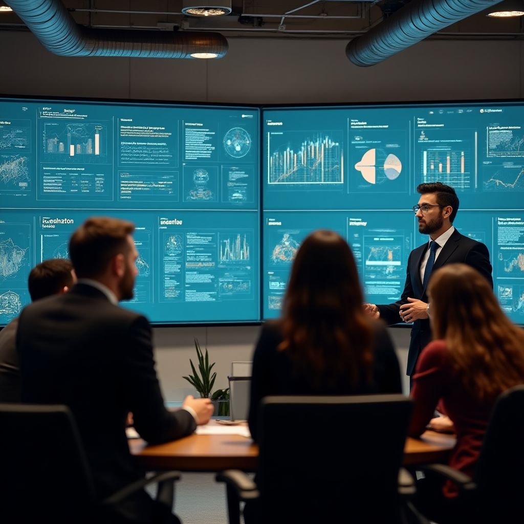 Sesión de estrategia con cliente